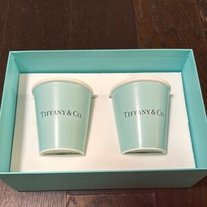 Tiffany & Co. Blue Ceramic Cups
